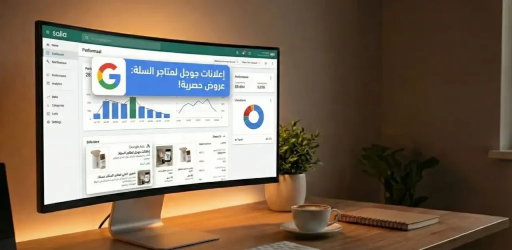 إعلانات جوجل لمتاجر سلة